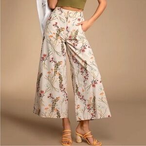 Free People Menocra Wide Leg Pants size 0 like new!